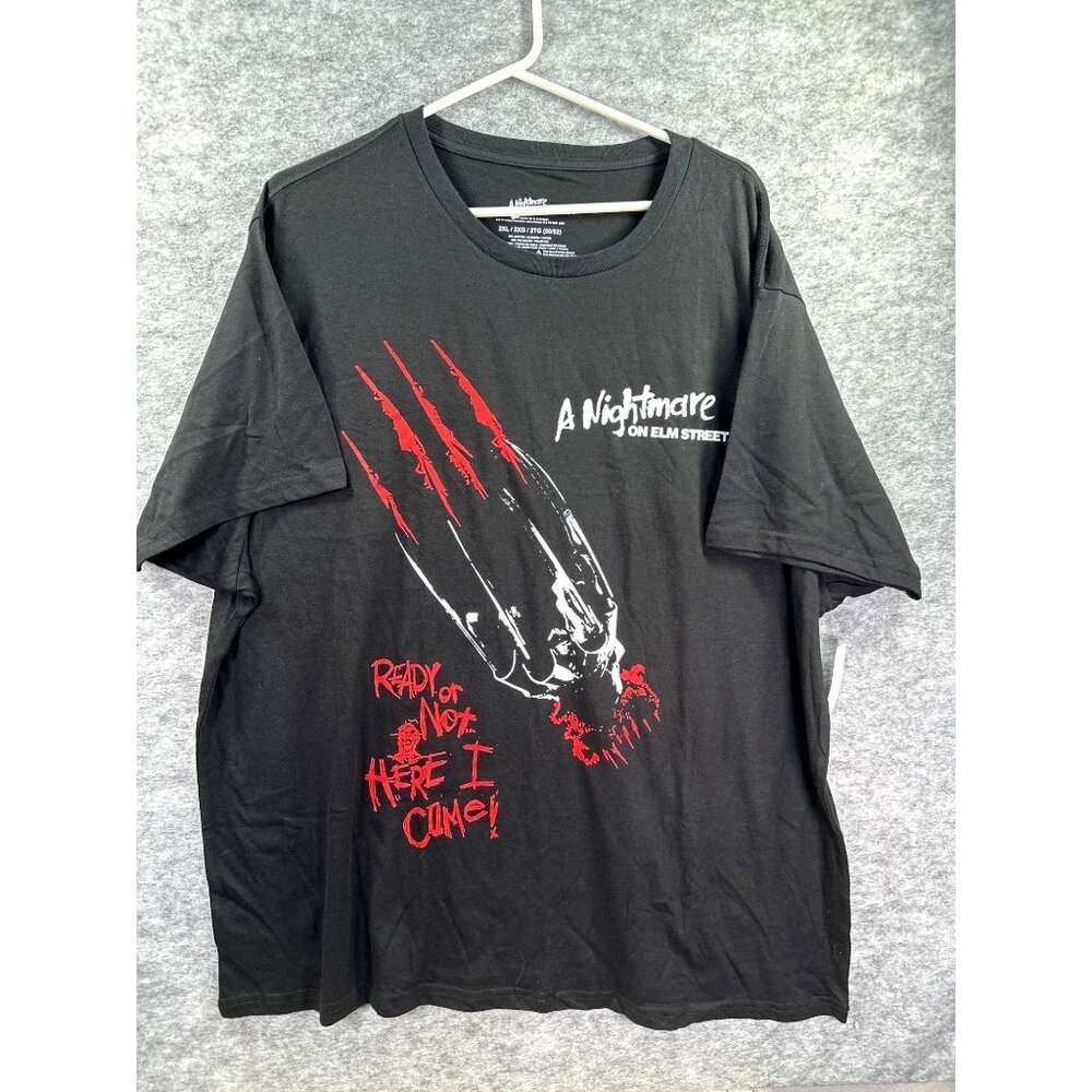 A Nightmare On Elm Street Men's Ready Or Not Short Sleeve T-Shirt Free Shipping - Picture 1 of 8